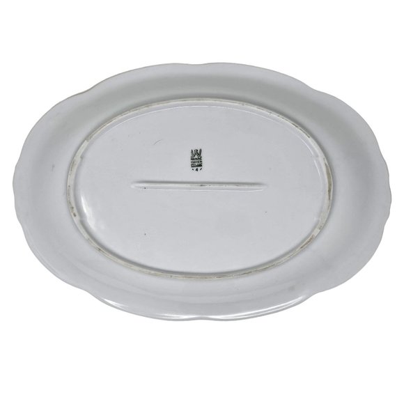 Vintage Wawel Vienna Royal Collection Oval Serving Platter China Plate Poland - Picture 3 of 7